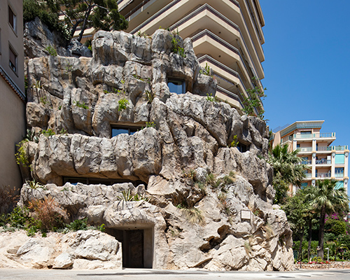 jean-pierre lott carves subterranean grotto from monaco bedrock with villa troglodyte