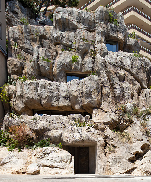 jean-pierre lott carves subterranean grotto from monaco bedrock with villa troglodyte