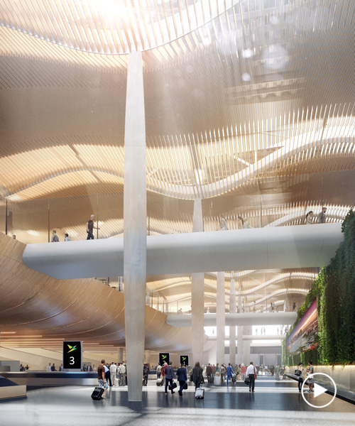 zaha hadid architects + COX architecture win bid to build the new western sydney airport