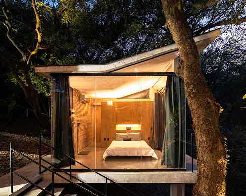 WEYES estudio builds a family home into the treetops of a mexican forest