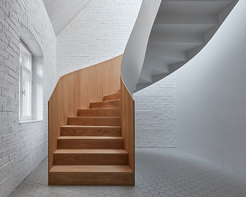 atelier A111 situates a contemporary residential composition in prague