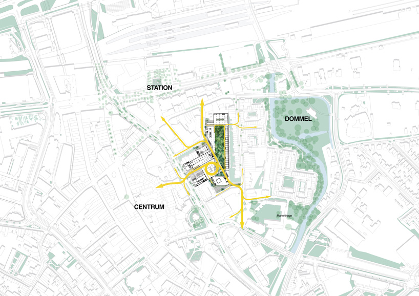 OMA to redevelop industrial site in eindhoven with housing, offices, and a 'micro forest'