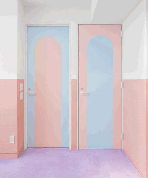 adam nathaniel furman finishes nagatacho apartment with pastel colors + patterns in tokyo