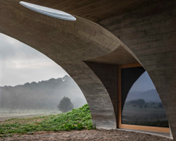 aires mateus embeds 'house in monsaraz' into the landscape of southern portugal