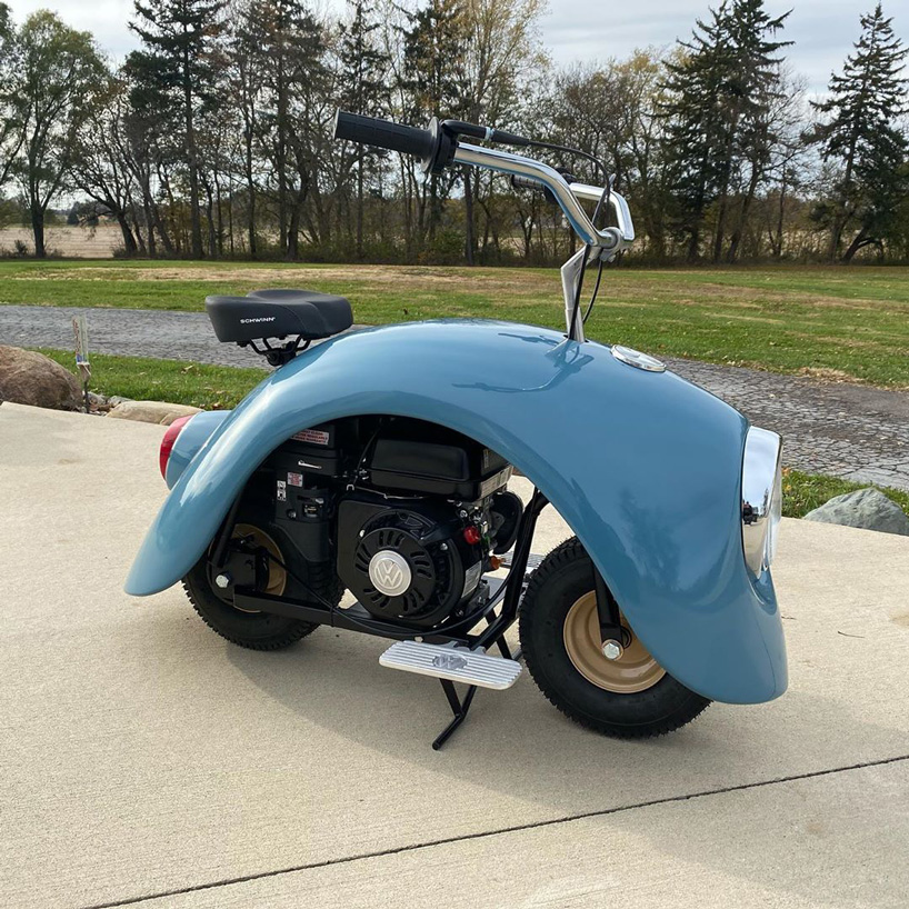 An Original Volkswagen Beetle Was Taken Apart To Create These Mini Bikes