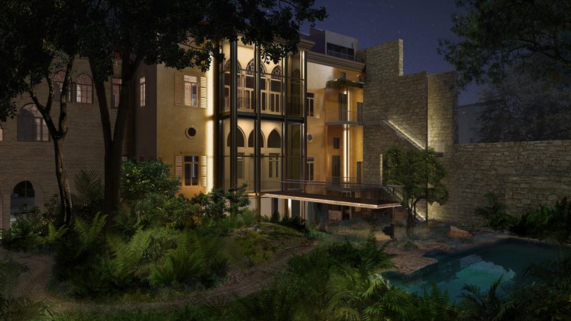 annabel karim kassar architects carefully renovates a 19th-century house in beirut designboom