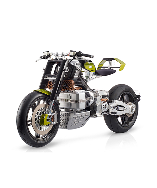pierre terblanche designs futuristic 'BST hyperTEK' electric motorcycle