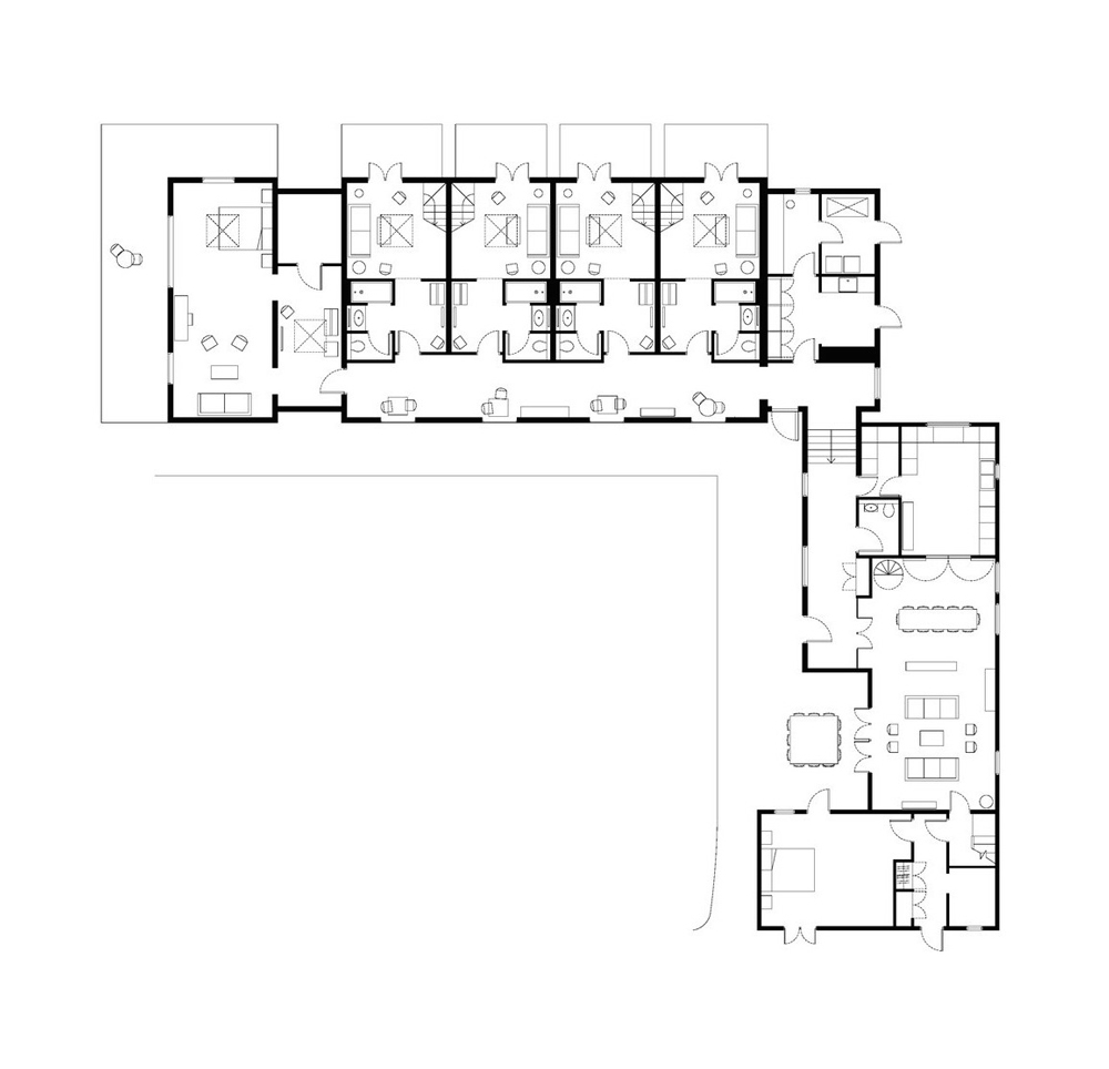 blee halligan architects extends five acre brick barn with shingle-clad B&B in the UK