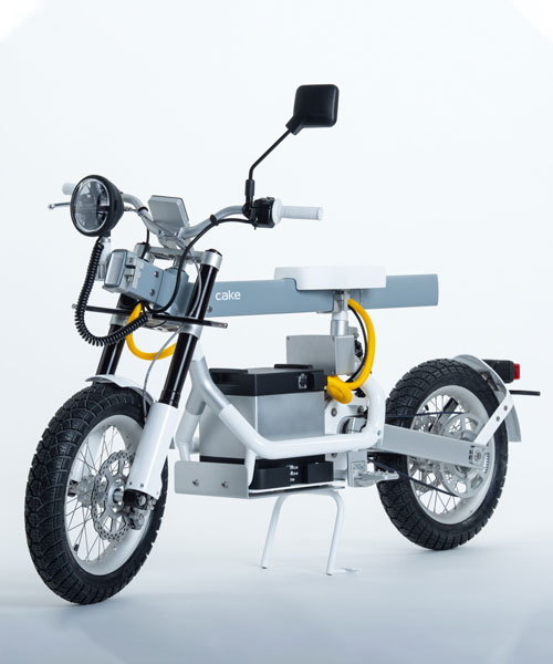 CAKE's ösa electric motorcycle doubles as a customizable workbench on wheels