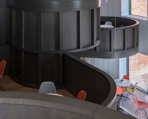 CHYBIK + KRISTOF sets house of wine within reconverted brewery in the czech republic