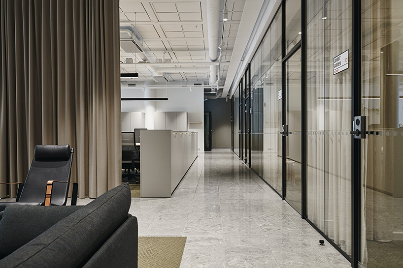 studio joanna laajisto-designed offices for columbia road in helsinki