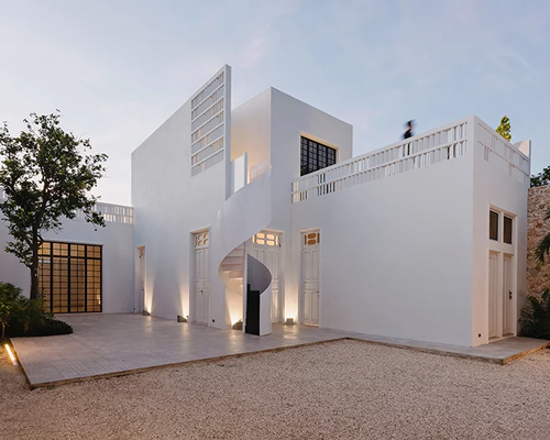 workshop architects transforms a former colonial house into filux lab in mexico