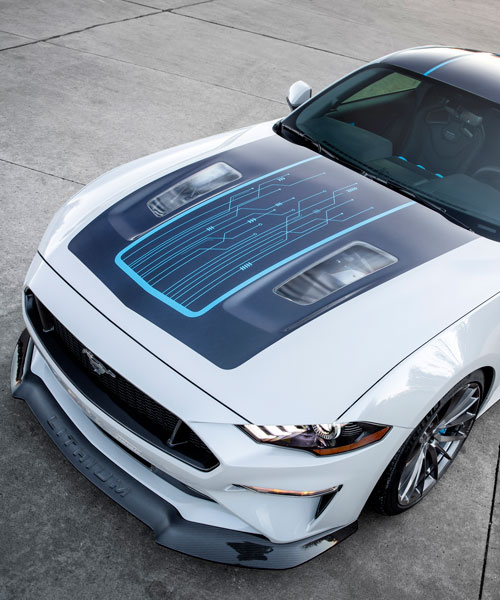 ford built a one-off electric mustang with manual transmission
