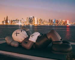 KAWS & acute art launch monumental AR sculptures in 12 locations