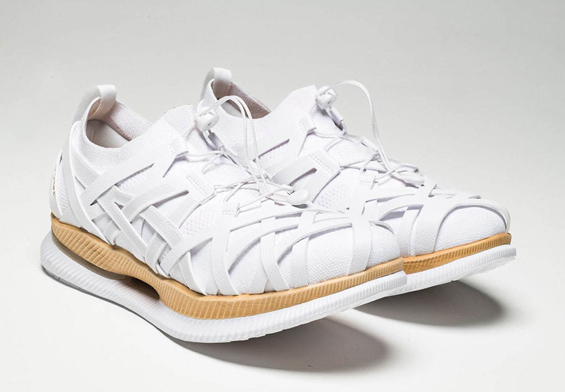 kengo kuma ASICS collaboration references japanese bamboo weaving