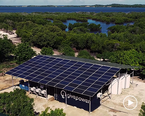 kenya installs the first solar power plant to transform ocean water into drinking water