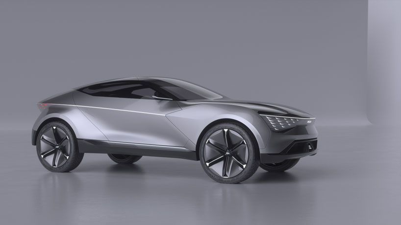kia designs UFO-like 'futuron' concept with panoramic glasshouse roof