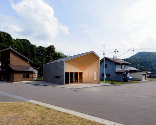 laab architects crafts gallery space from locally sourced timber in japan