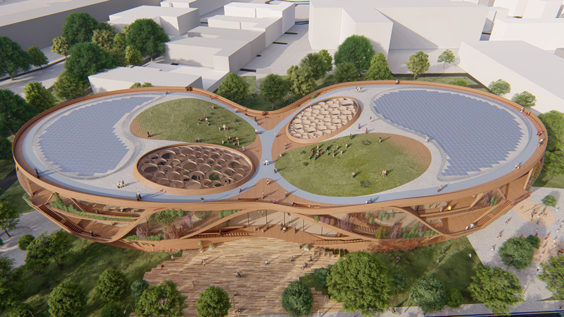 LAVA designs zero-carbon LIFE hamburg with waterholes and an edible roof
