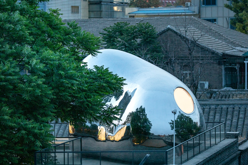 MAD architects builds 'hutong bubble' into fabric of beijing neighborhood