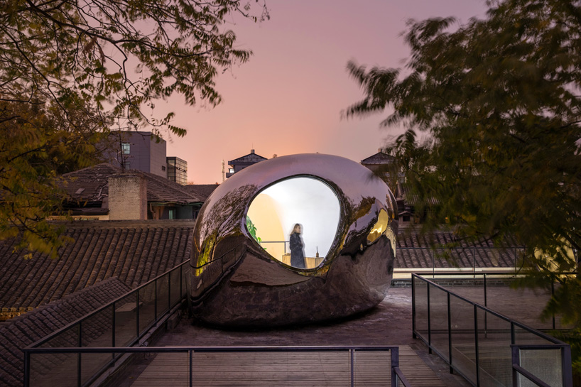 MAD architects inserts hutong bubble into fabric of historic beijing neighborhood MAD architects inserts hutong bubble into fabric of historic beijing neighborhood