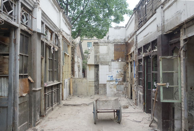 MAD architects builds 'hutong bubble' into fabric of beijing neighborhood