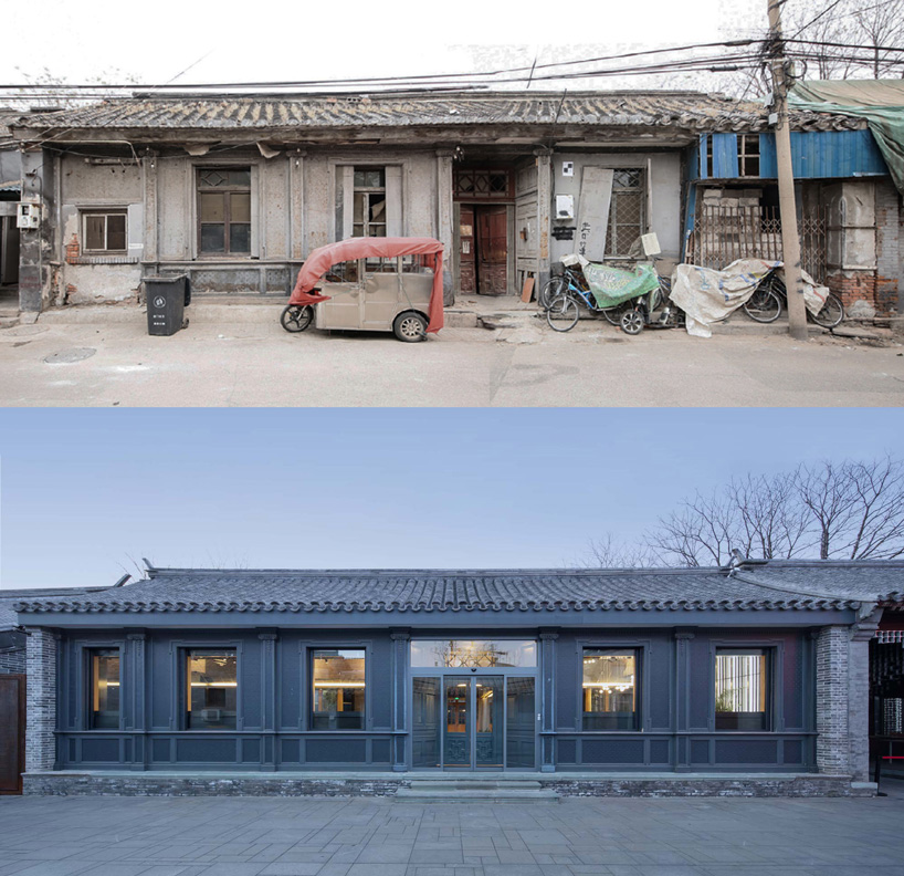 MAD architects builds 'hutong bubble' into fabric of beijing neighborhood