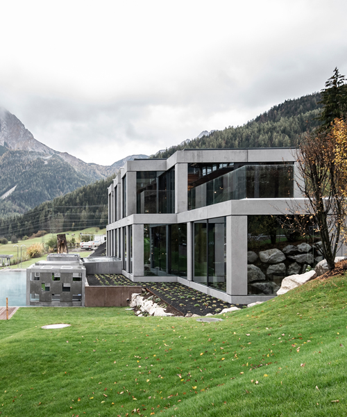 noa* builds glass and concrete cubes amid the mountains of tirol for mohr life resort