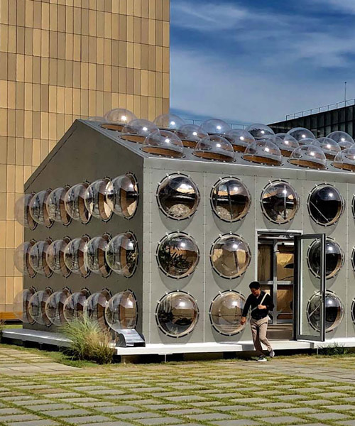 the 'climate-correcting machine' creates a constant spring-like environment