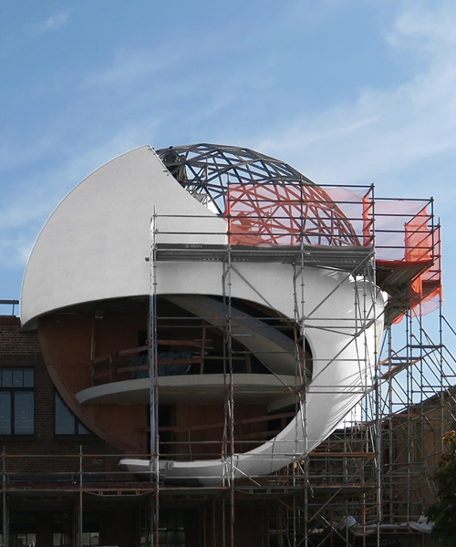 niemeyer sphere: one of brazilian architect's final projects takes shape in germany