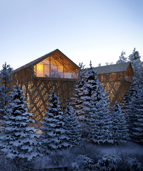 peter pichler designs luxury 'tree suites' elevated within an austrian forest