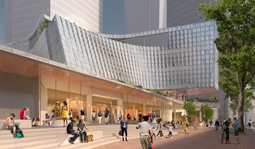 snøhetta and clark nexsen unveil new 'technologically-advanced' library for charlotte, US