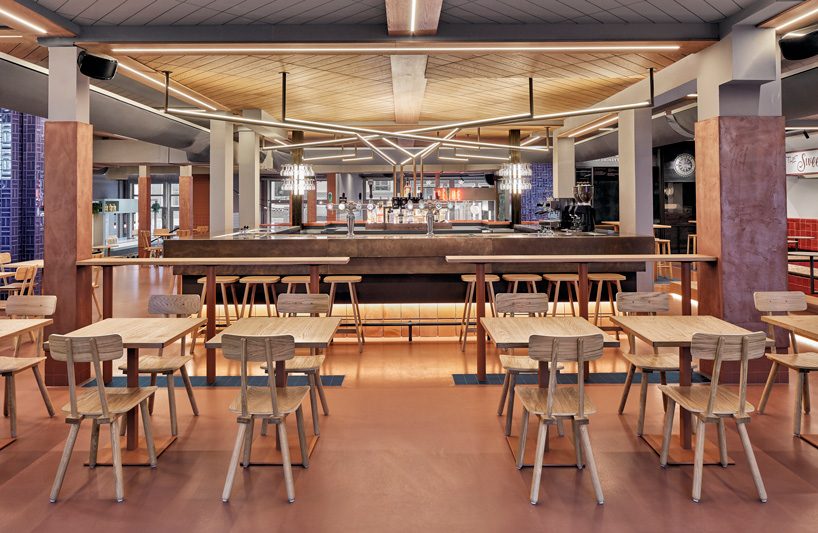 studio modijefsky designs foodhallen food court in the hague as