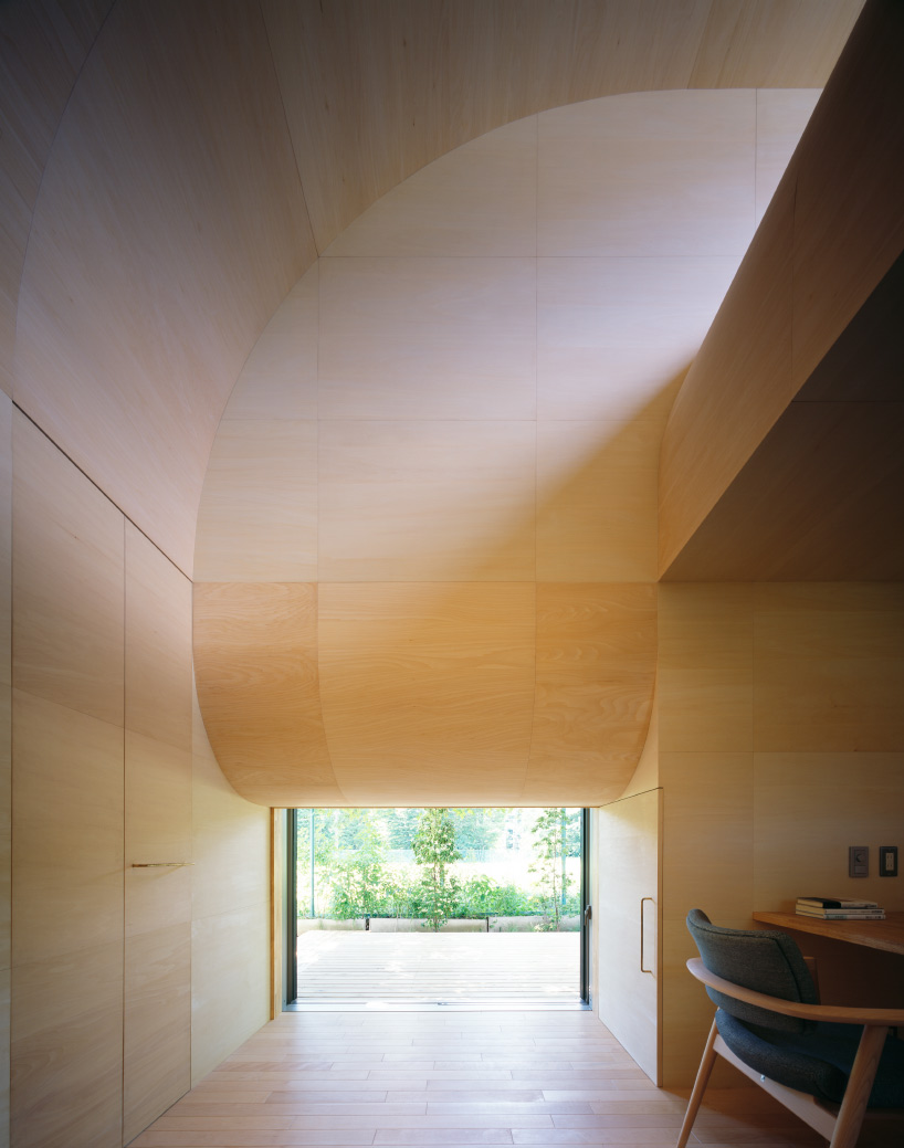 tunnel by takehiko suzuki architects is a small hut in tokyo clad in charred japanese cedar