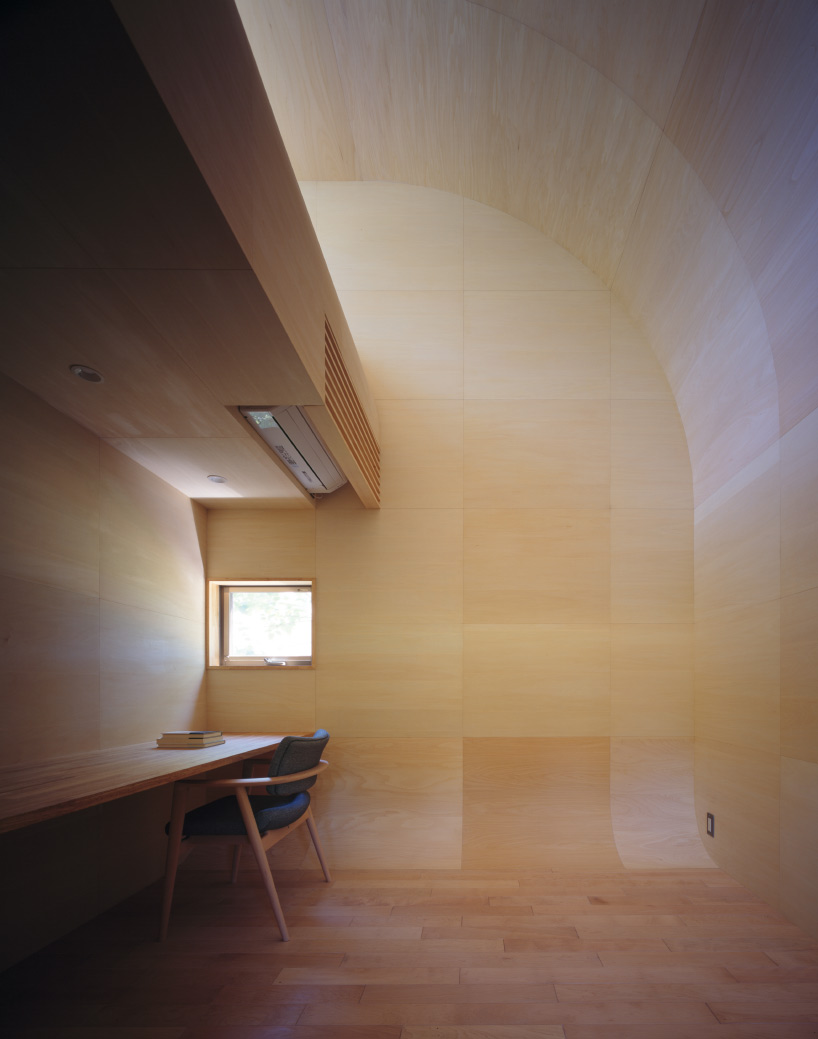 tunnel by takehiko suzuki architects is a small hut in tokyo clad in charred japanese cedar