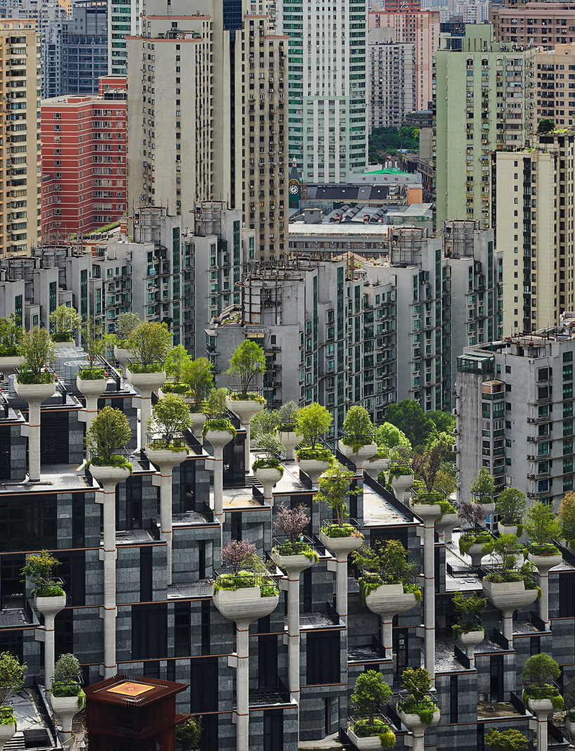 heatherwick studio's '1000 trees' development takes shape in shanghai