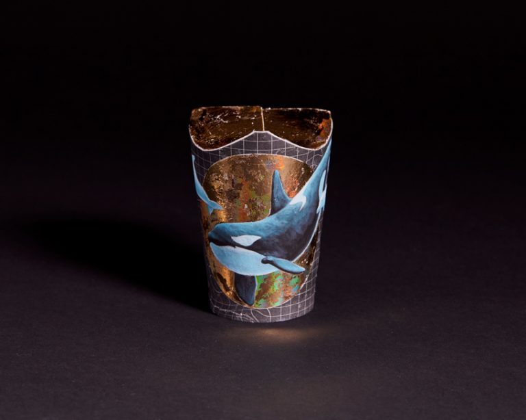 NYC designers eliminate plastic coffee lid with single folded paper unocup