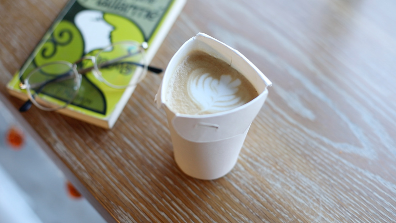 Plastic-Free Origami Coffee Cups : LIDfree paper cup