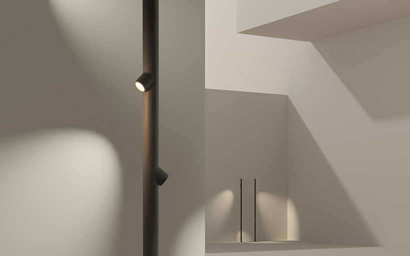 note design studio selects a 23-color palette for vibia based on architectural elements