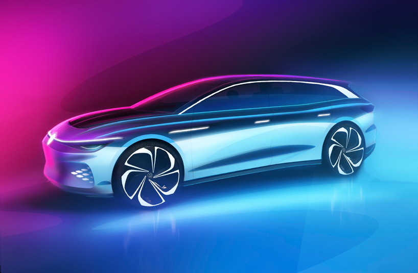 volkswagen ID space vizzion concept is a futuristic station wagon