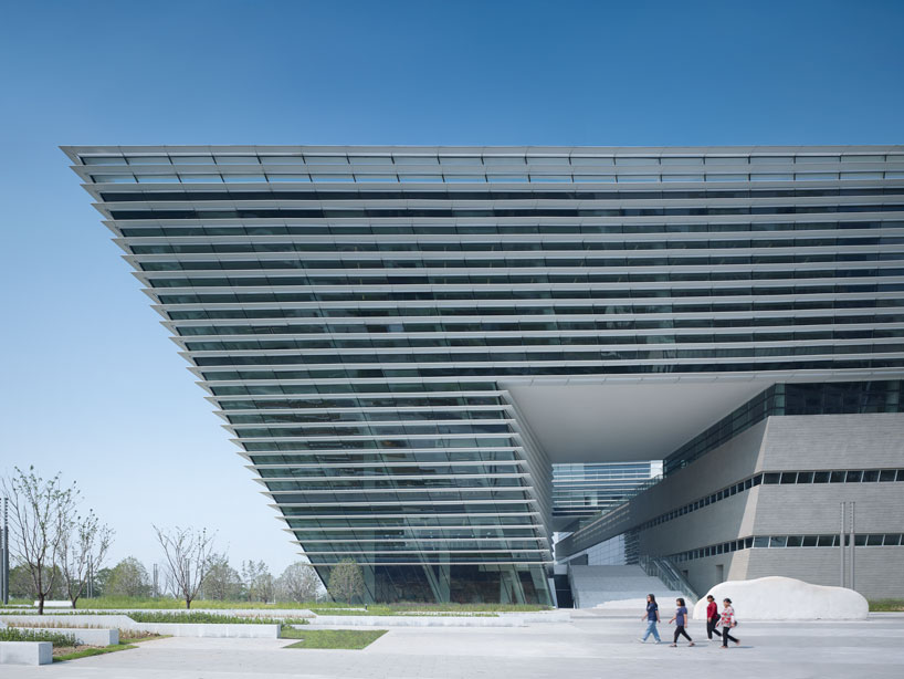 gmp architekten designs library in china with intelligent storage ...