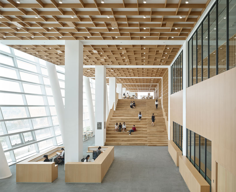 gmp architekten designs library in china with intelligent storage ...