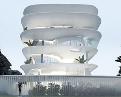 white marble and mirrors clad 314 architecture studio's residential project in athens