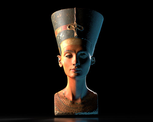 nefertiti bust joins digital age after secret 3D scans are finally revealed