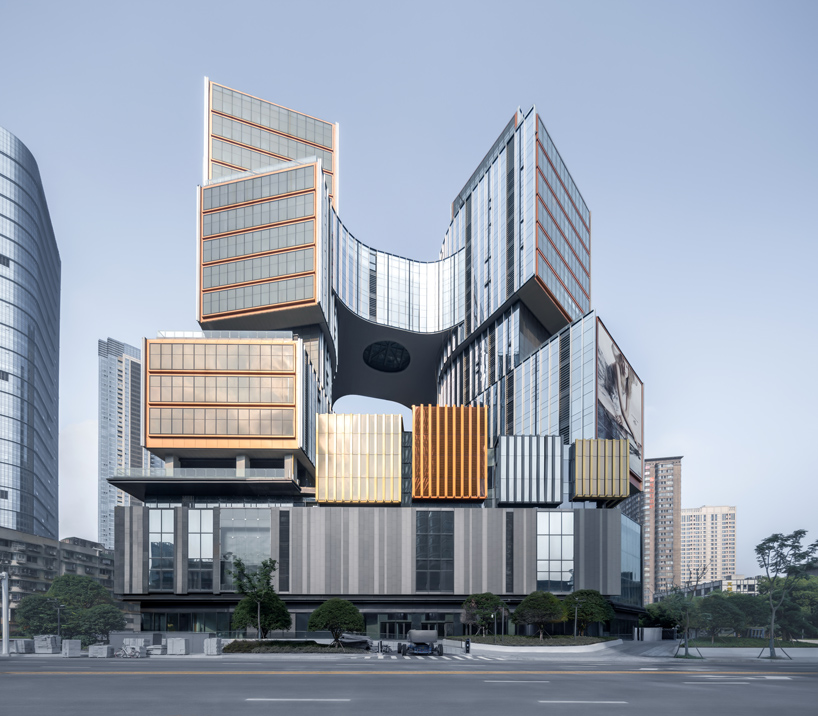 Aedas’ changsha hua centre in hunan recalls cliffs and natural arches