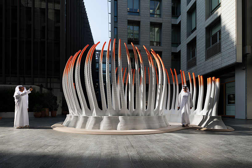MEAN* design 3D printed pavilion in dubai to reconnect visitors with nature