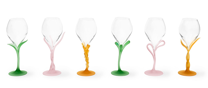 metamorphosis: andrea mancuso creates cavernous, ceramic-clad installation for perrier-jouët