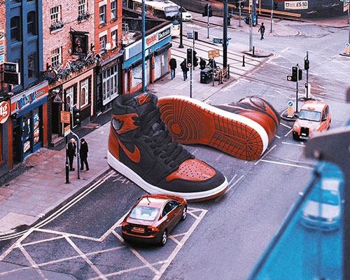 massive air jordan models 'discovered' in different cities around the world
