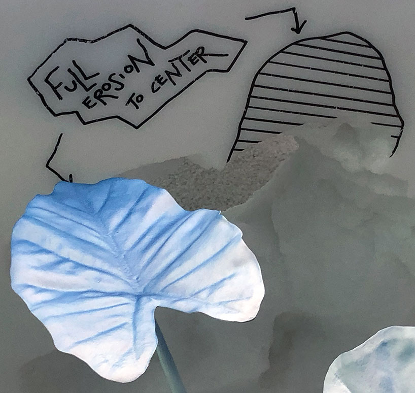 daniel arsham adapts his long island home into an immersive installation