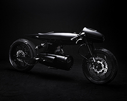 handcrafted bandit9 EVE 2020 motorcycle is a beautiful, dark reality